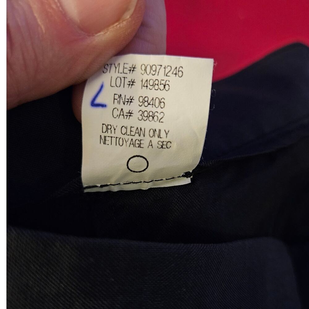 Vintage Theory Black Wool Trousers Size 6 Made USA Late 90s Y2K Archival - Picture 12 of 13